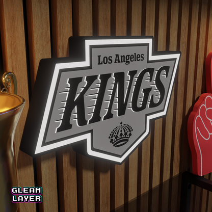 Los Angeles Kings Led Light Box NHL Sports Bar Light Display Wall Sign