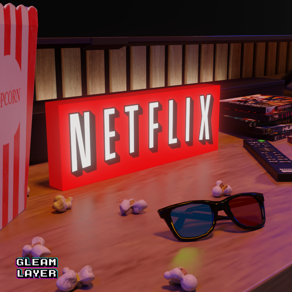 Netflix Led Lightbox Rgb Light Sign