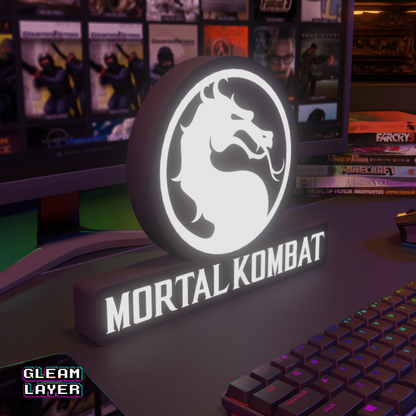 Mortal Kombat Led Gaming Light Sign