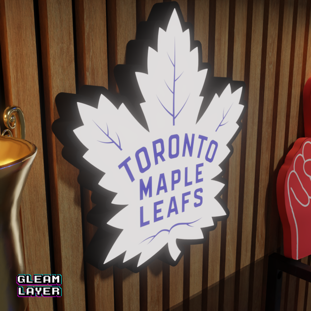 Toronto Maple Leafs Led Light Box NHL Sports Bar Light Display Wall Sign