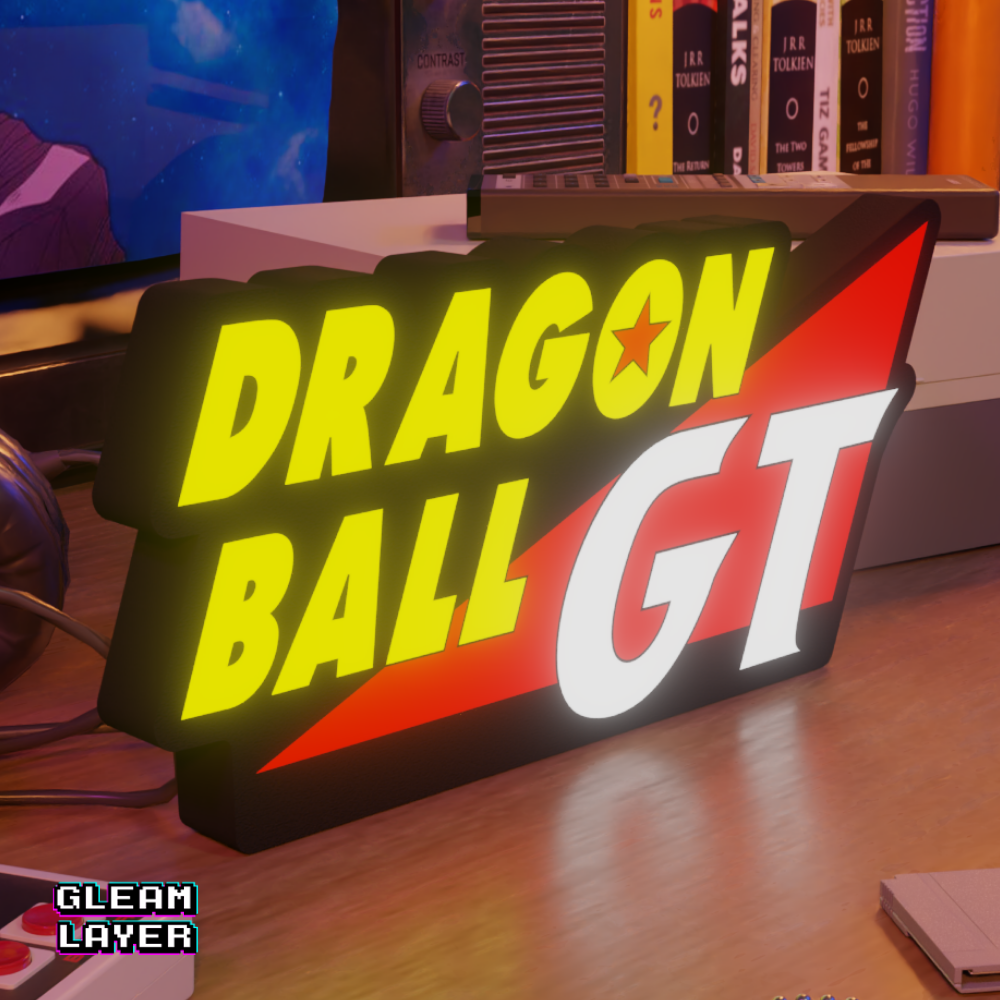 Dragon Ball GT Anime Logo Led Light Sign