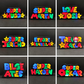 Custom Name Super Mario Style - 2 Names - Led Lightbox Sign