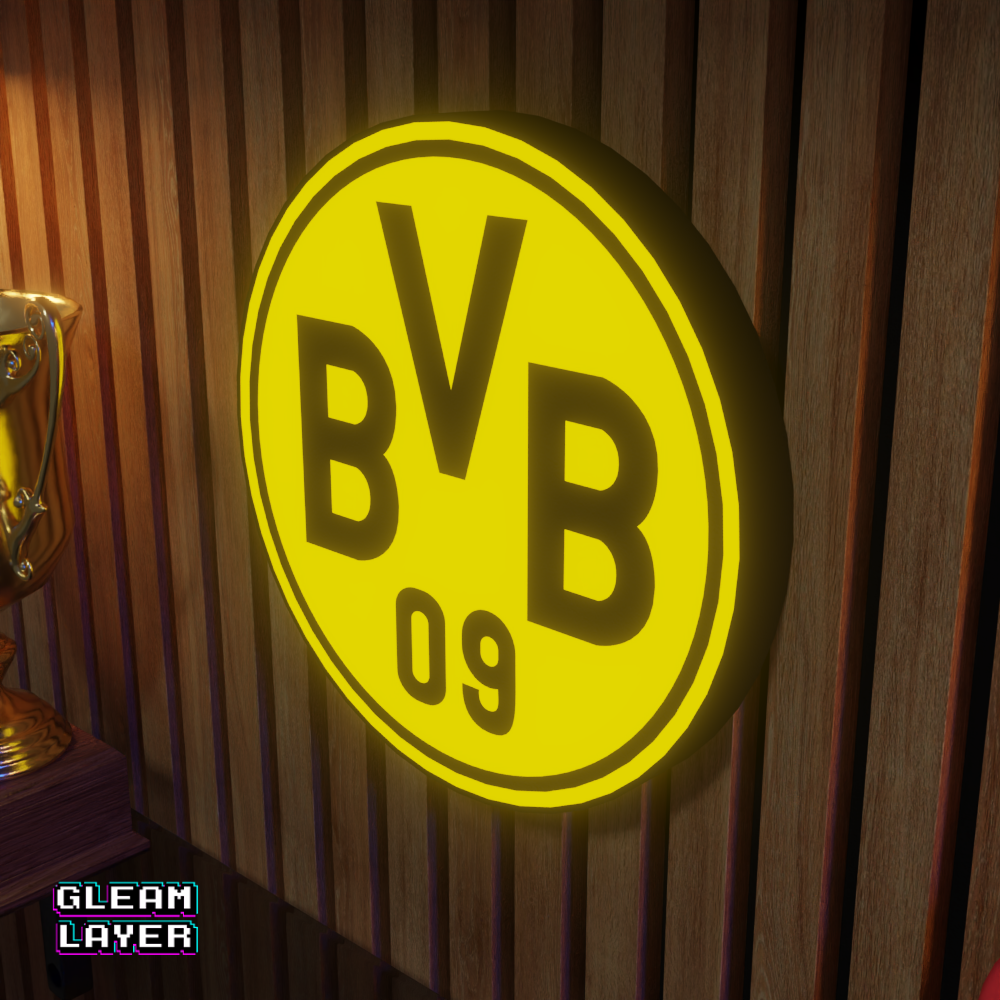 Borussia Dortmund Logo Led RGB Wall Display Light Sign
