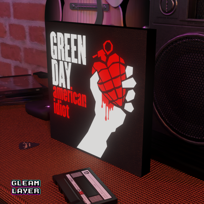 Green Day American Idiot Led RGB Light Sign