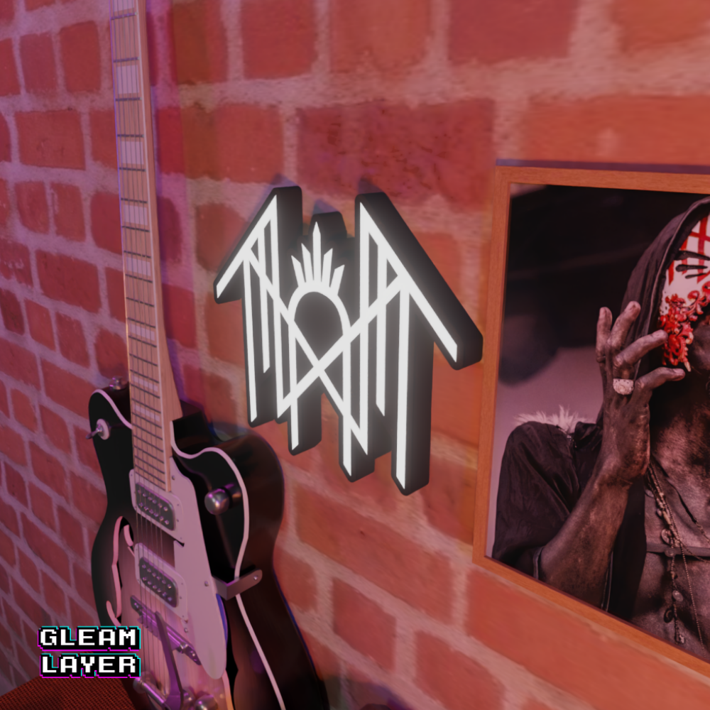 Sleep Token Led RGB Light Wall Sign