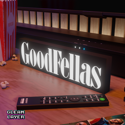 Goodfellas Movie Led Light Sign