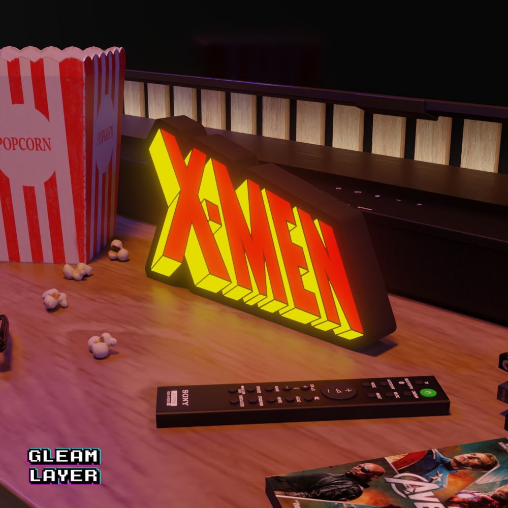 X-Men Led Light Sign
