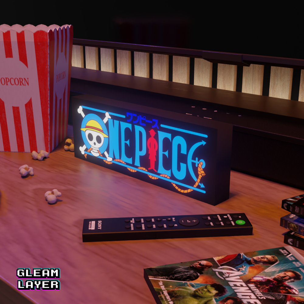 One Piece Japanese Manga Led Light Sign