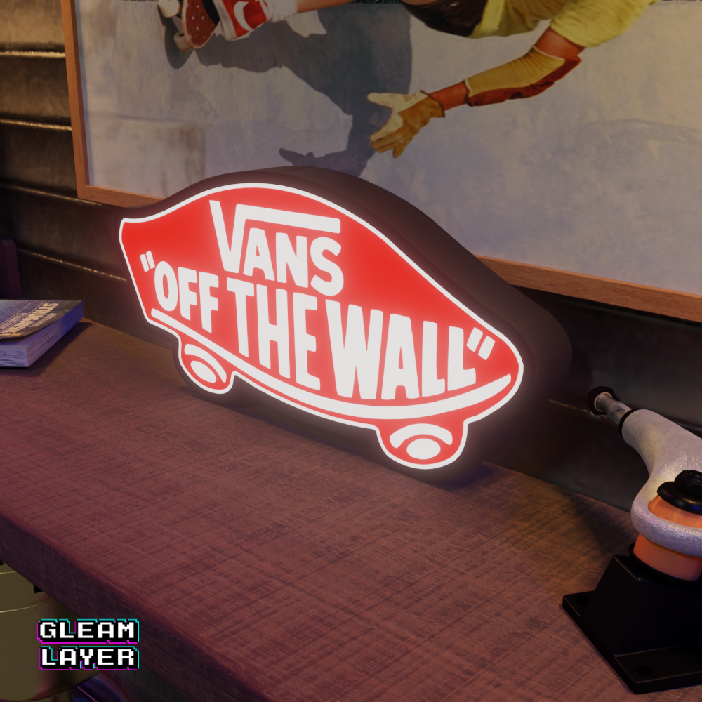 Vans "Off the Wall" Led Lightbox Rgb Light Sign