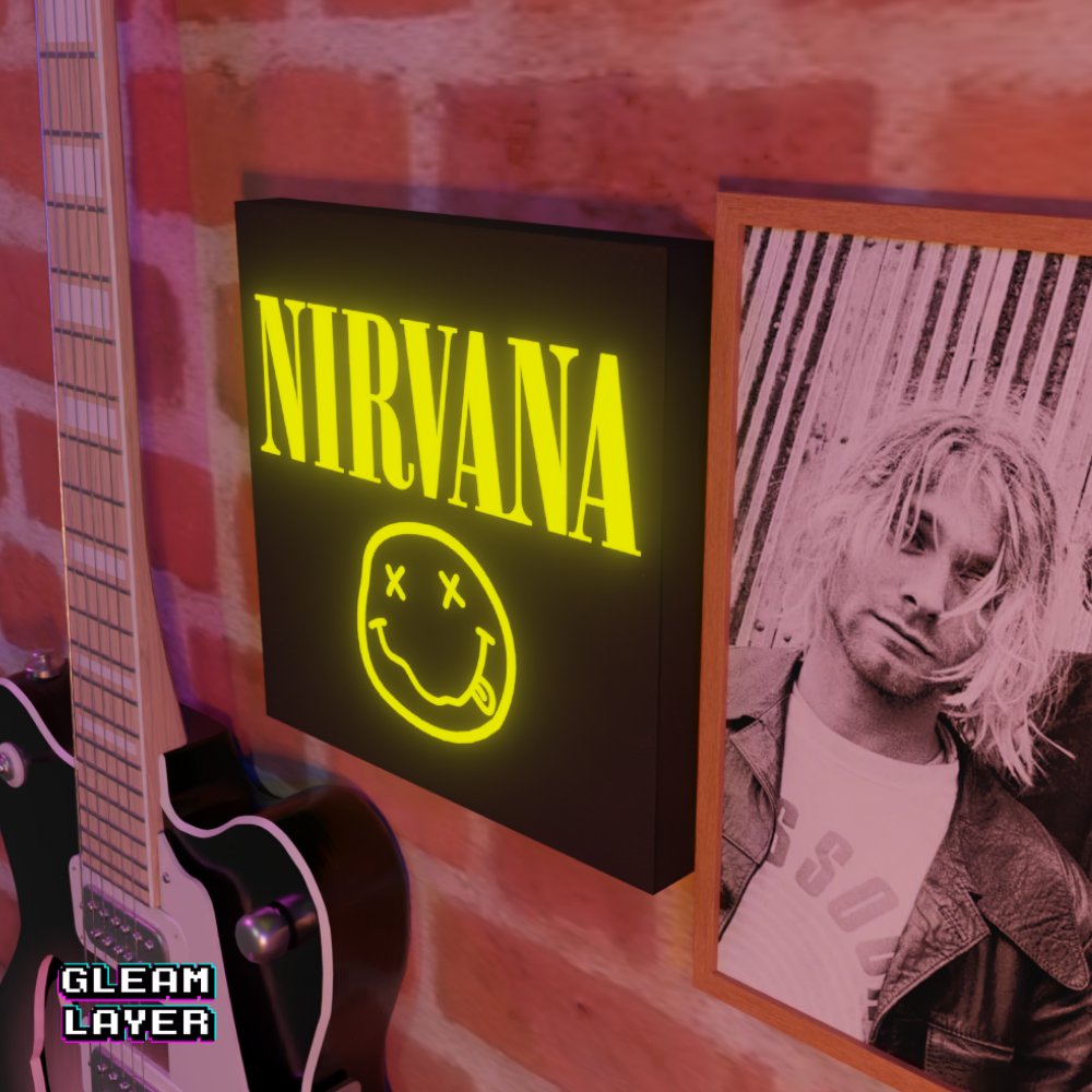 Nirvana Smile Led RGB Light Wall Sign