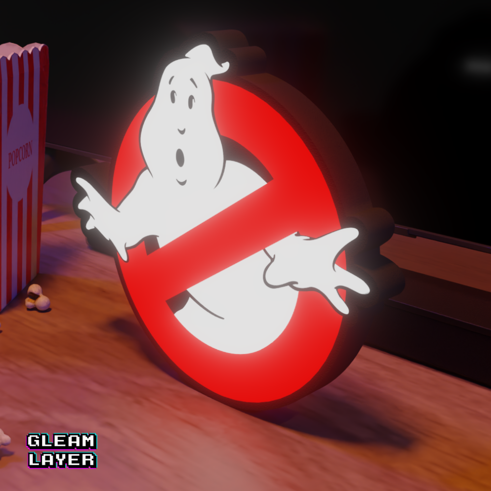 Ghostbusters Led RGB Light Sign