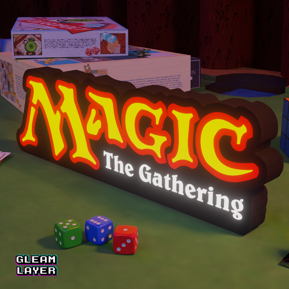 Magic: The Gathering Card Game Led Light RGB Sign