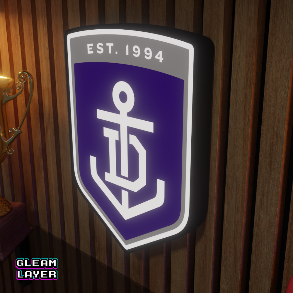 Fremantle Dockers AFL Logo LED RGB Wall Display Light Sign