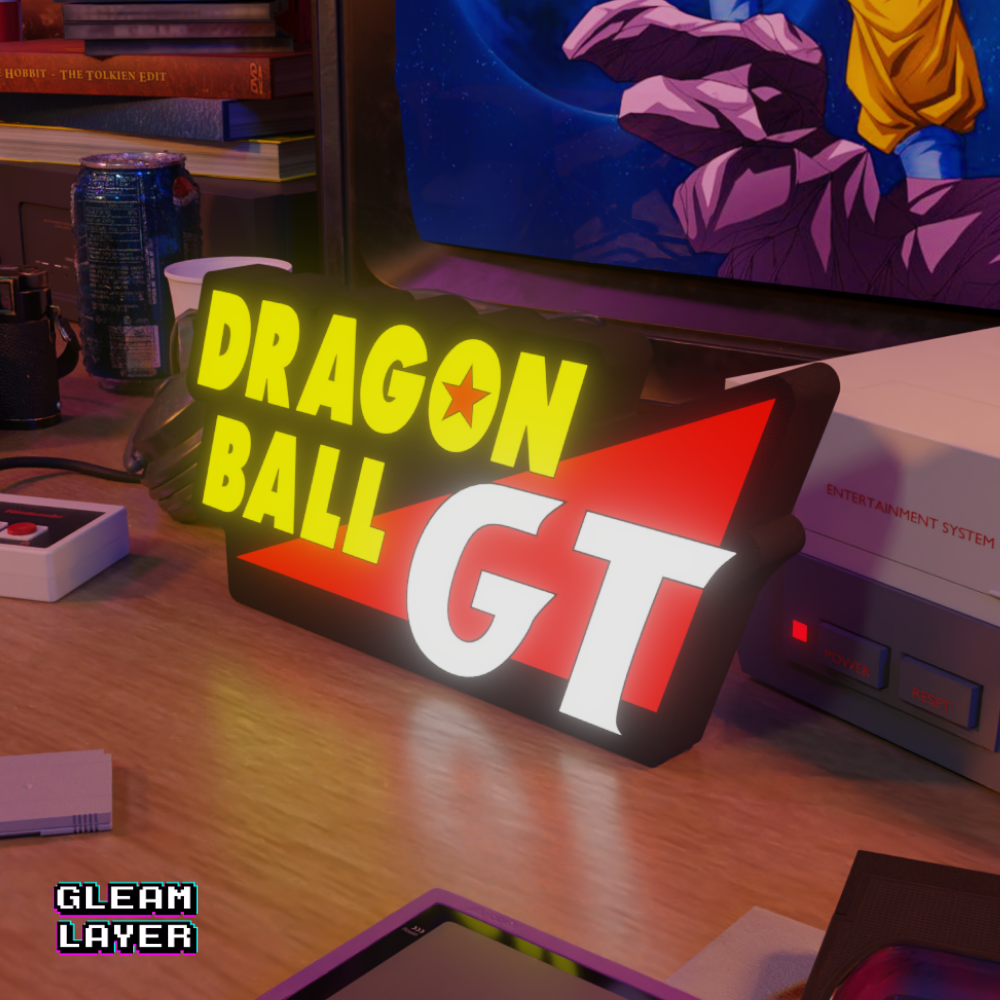 Dragon Ball GT Anime Logo Led Light Sign