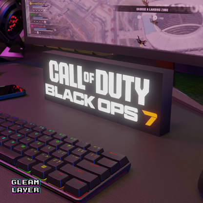 Call of Duty Black Ops 7 Led Gaming RGB Light Sign