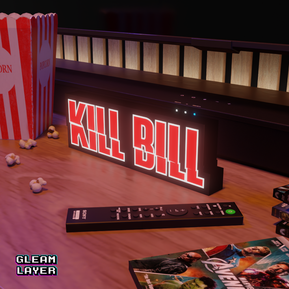 Kill Bill Movie Led Light Sign