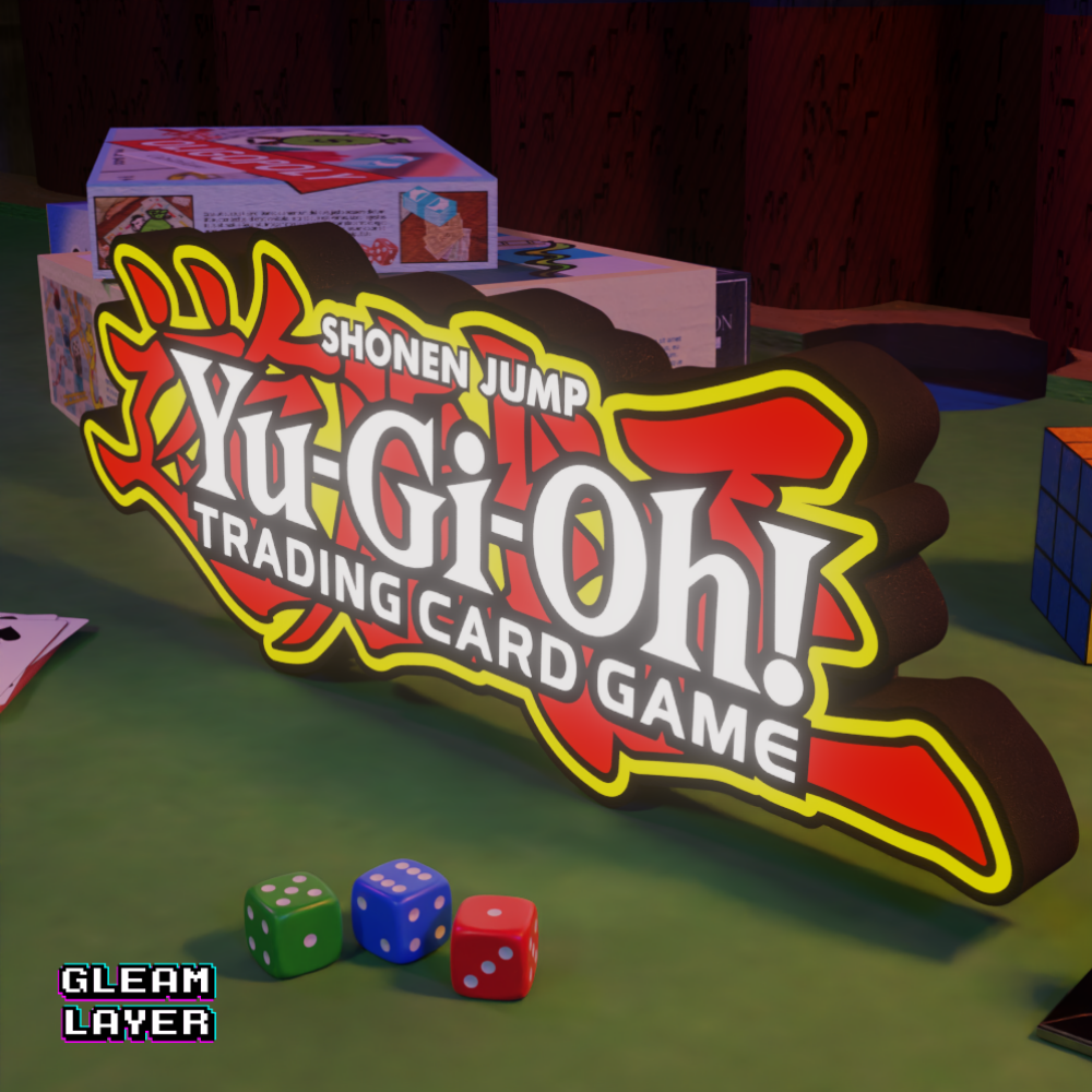 Yu-Gi-Oh Trading Card Game Led Light RGB Sign