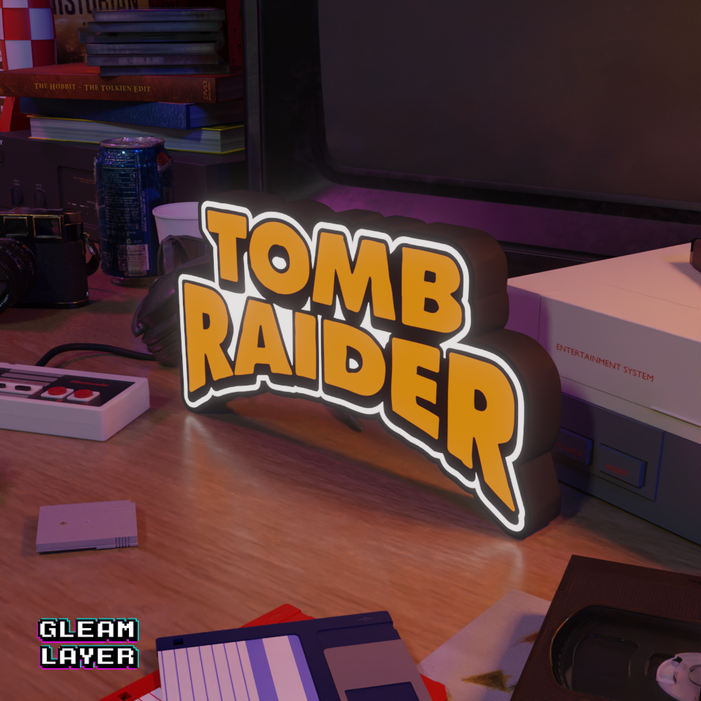 Tomb Raider Led Retro Gaming Light RGB Sign