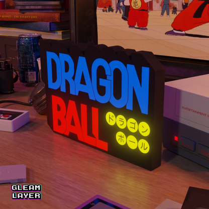 Dragon Ball First Anime Logo Led Light Sign