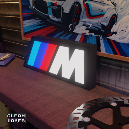 BMW M Series Led Lightbox Rgb Light Sign