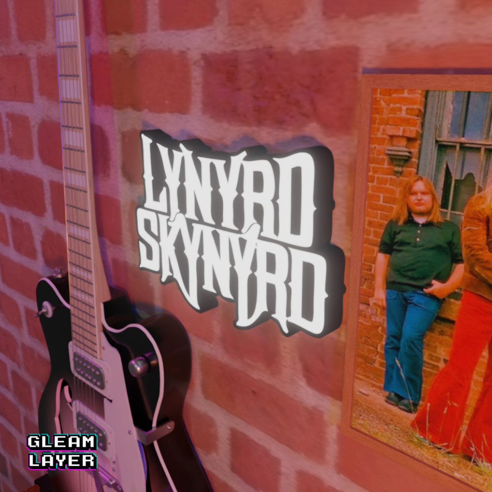 Lynyrd Skynyrd Led RGB Light Wall Sign