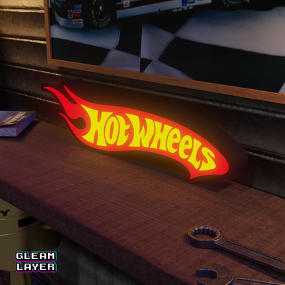 Hot Wheels Led Light RGB Sign