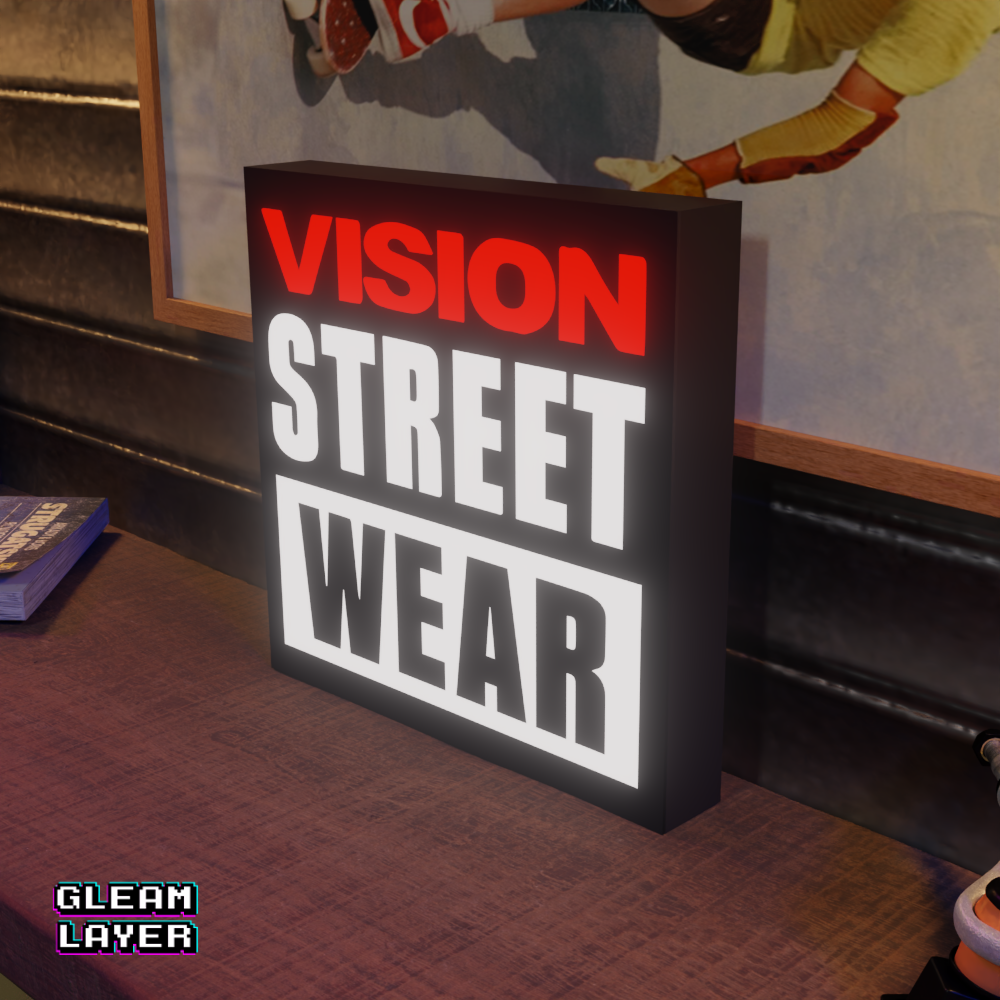 Vision Street Wear Led Lightbox Rgb Light Sign