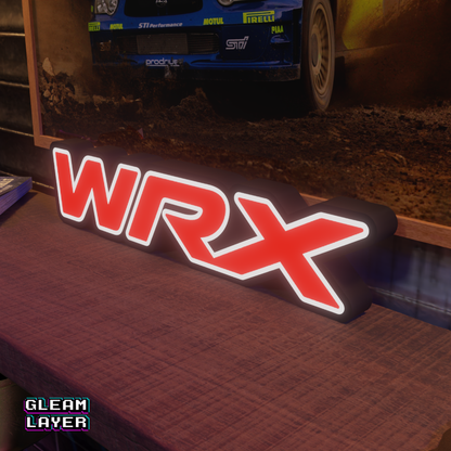Subaru WRX Logo Led RGB Light Sign