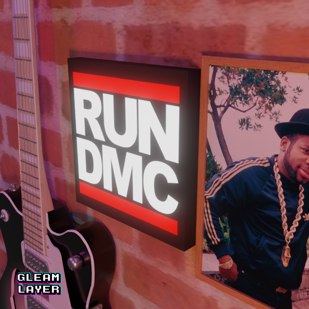 Run DMC Led RGB Light Wall Sign