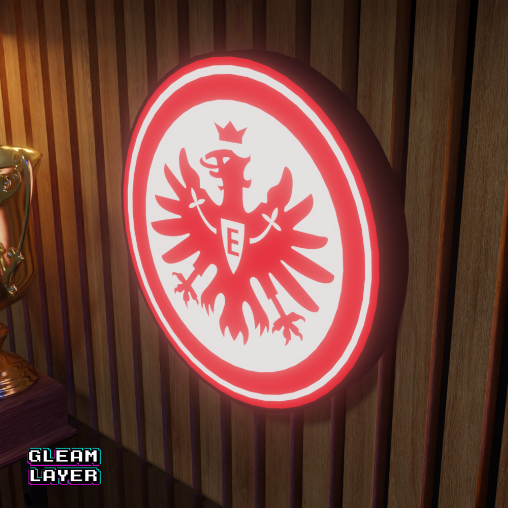 Eintracht Frankfurt Logo Led RGB Wall Display Light Sign