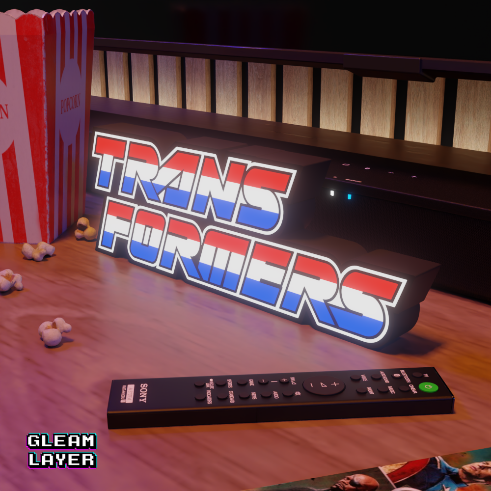 Transformers Led Lightbox Rgb Light Sign