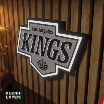 Los Angeles Kings Led Light Box NHL Sports Bar Light Display Wall Sign