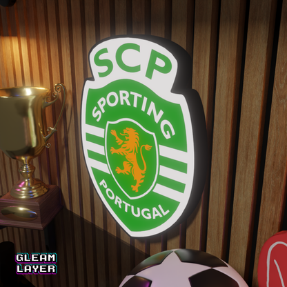 Sporting CP Logo Led RGB Wall Display Light Sign