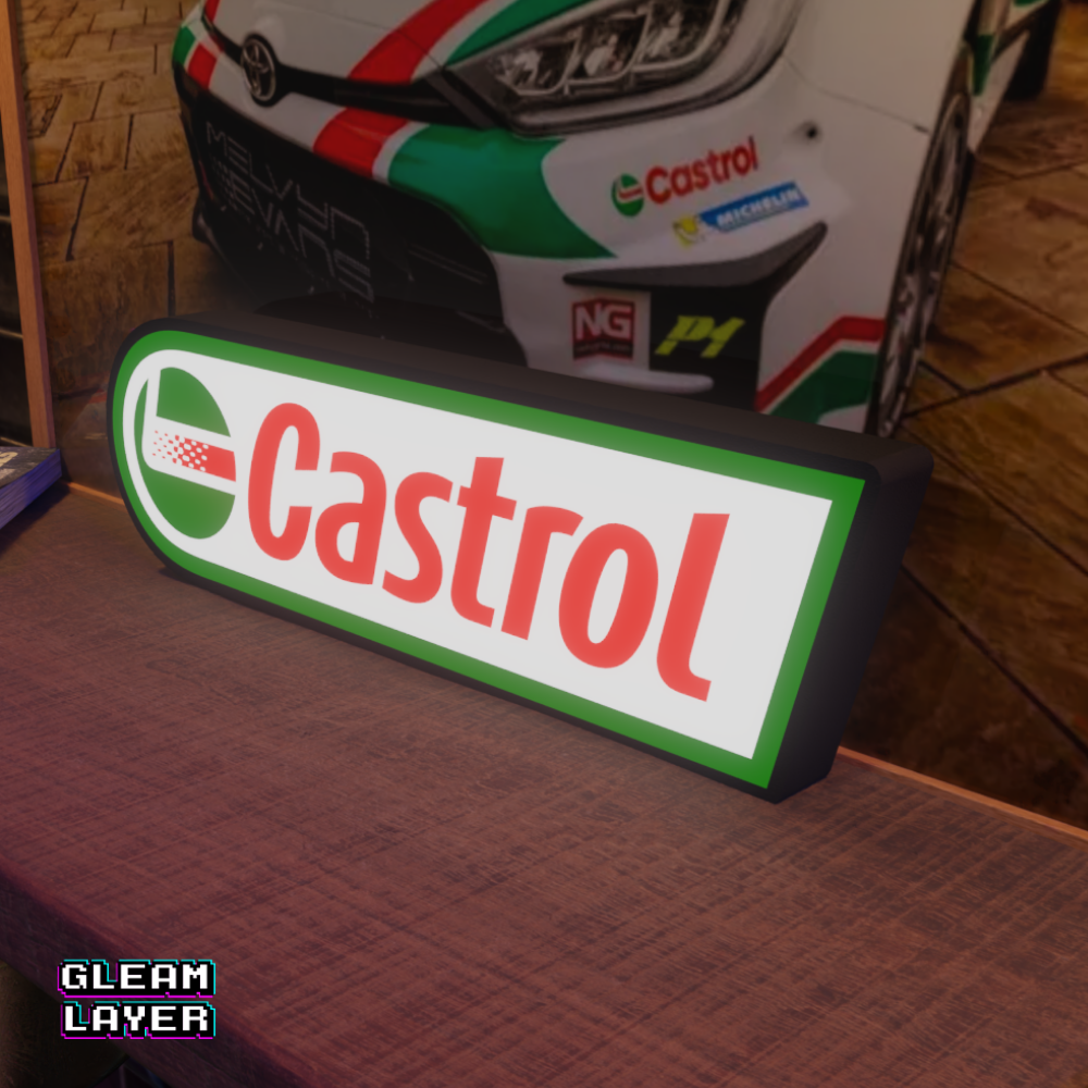 Castrol Led Lightbox Rgb Light Sign