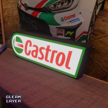 Castrol Led Lightbox Rgb Light Sign