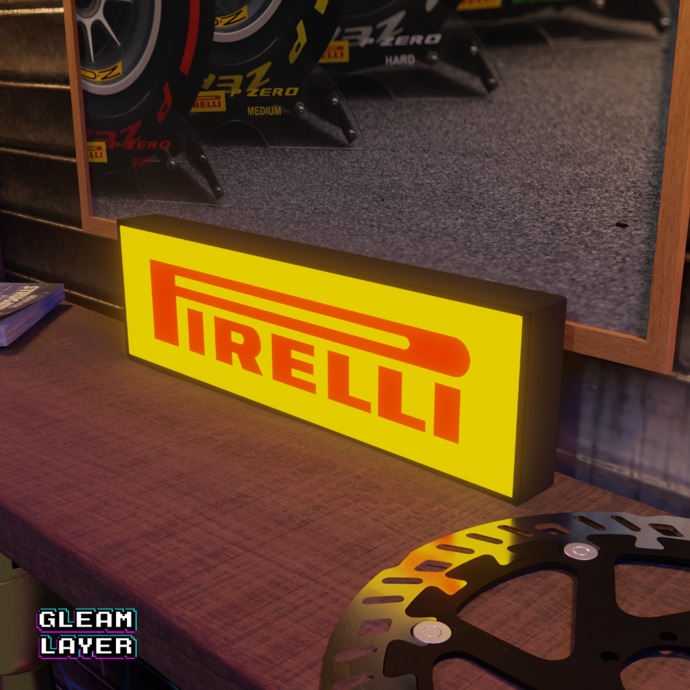 Pirelli Led Lightbox Rgb Light Sign