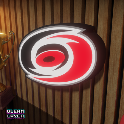 Carolina Hurricanes Led Light Box NHL Sports Bar Light Display Wall Sign