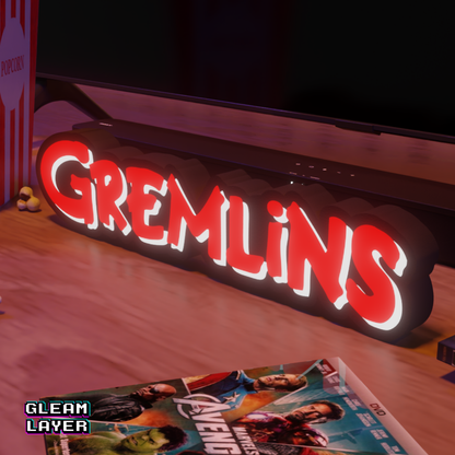 Gremlins Movie Led RGB Light Sign