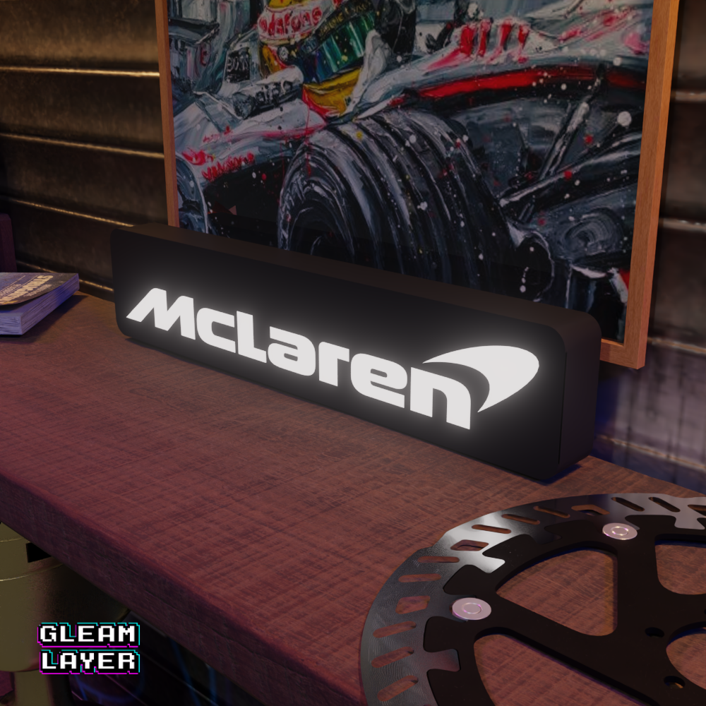 McLaren Plaque Led Lightbox Rgb Light Sign