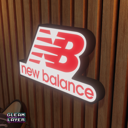 New Balance Led RGB Light Wall Sign