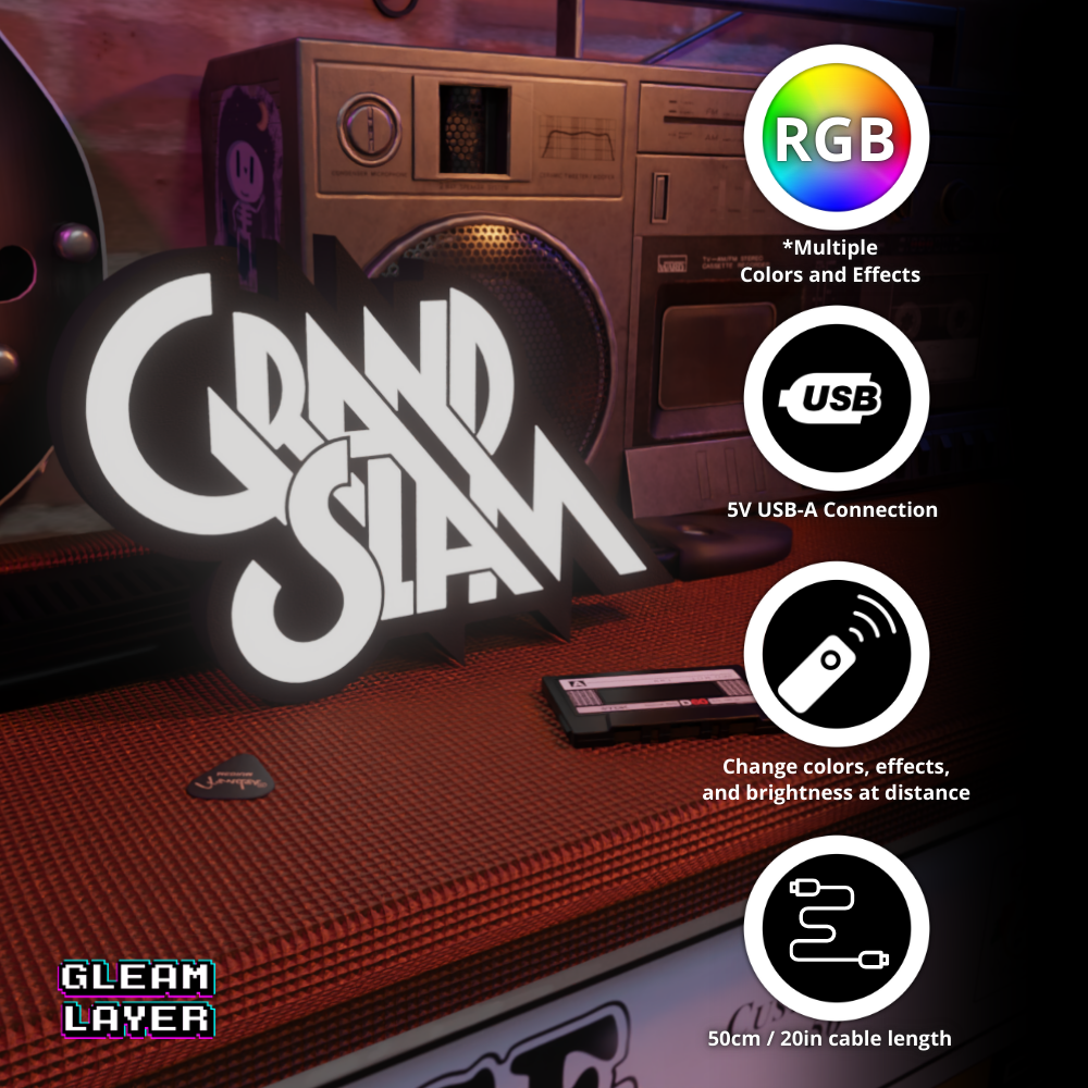 Grand Slam Band Led RGB Light Sign