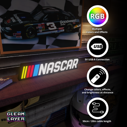 Nascar Race LED-Lichtschild