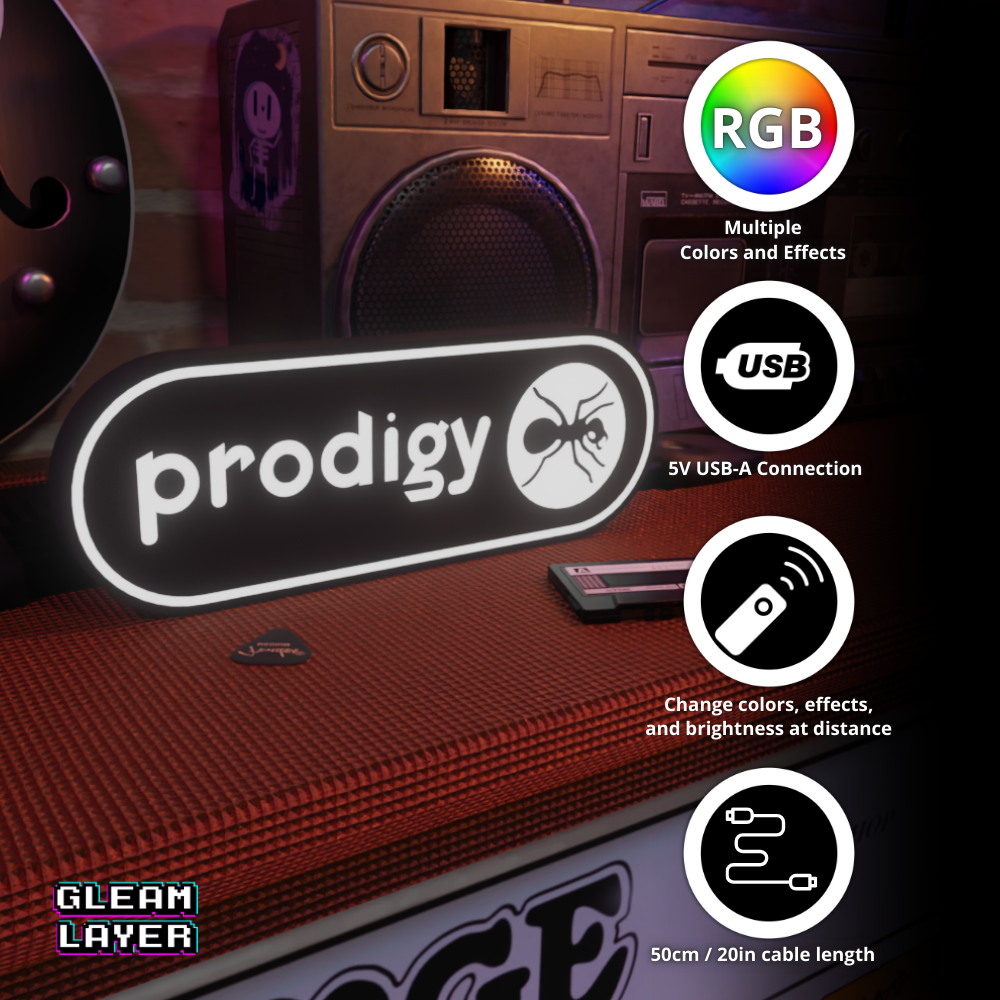The Prodigy The Fat of the Land Led RGB Light Sign