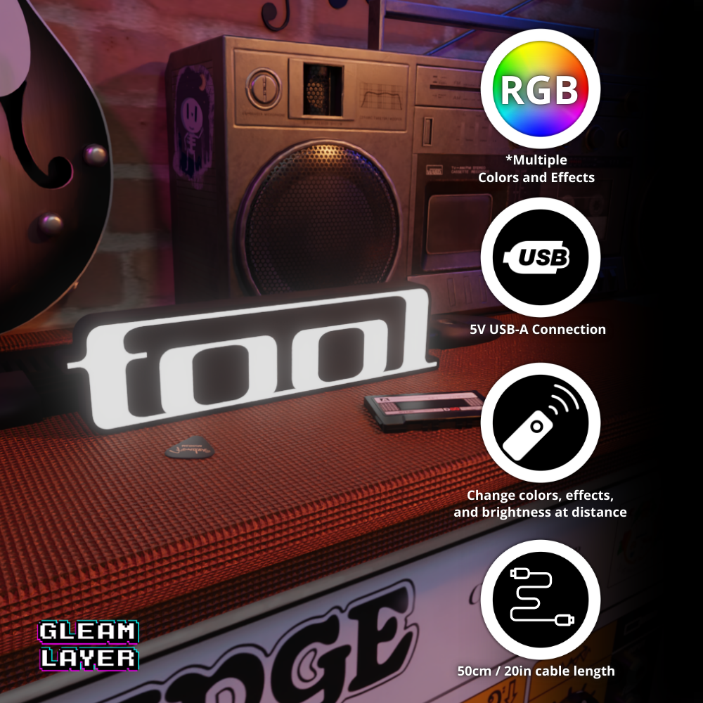 Tool Band Led RGB Light Sign