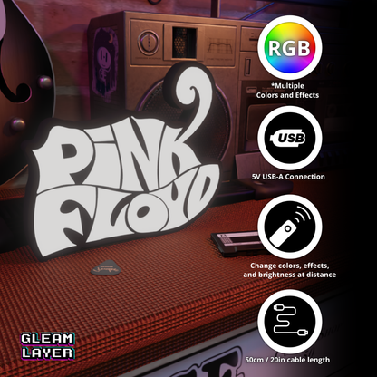 Pink Floyd Led RGB Light Sign