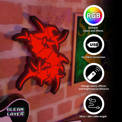Sepultura Metal Band Led RGB Light Sign