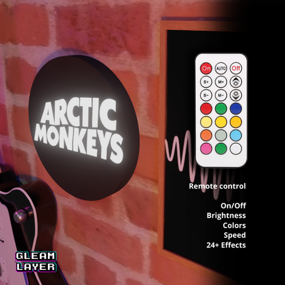 Arctic Monkeys Band Led RGB Light Sign