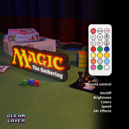 Magic: The Gathering Card Game Led Light RGB Sign