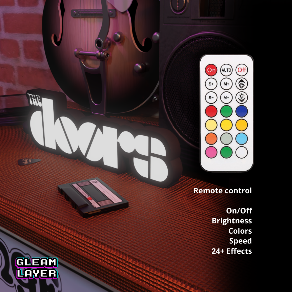 The Doors Led RGB Light Sign