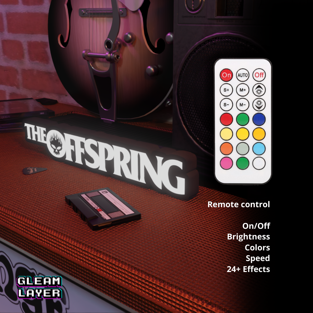 The Offspring Band Led RGB Light Sign